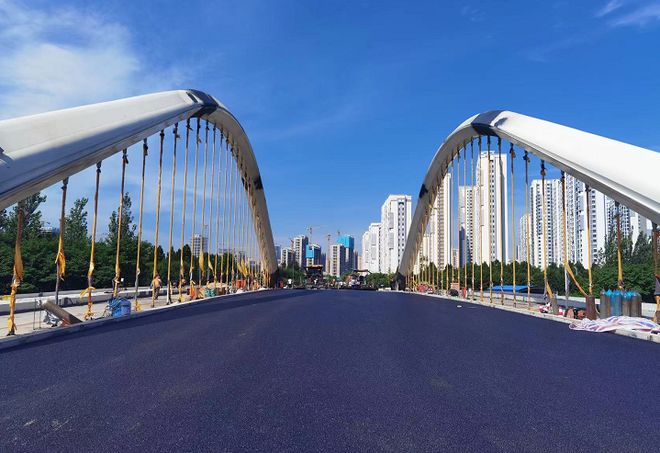 济宁市太白湖新区奥体路跨古运河桥即将正式通车！居民出行方便了！